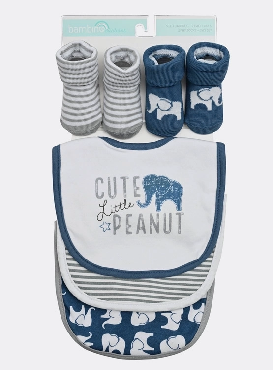 PACK BABEROS CALCETINES BAMBINO                    - 2
