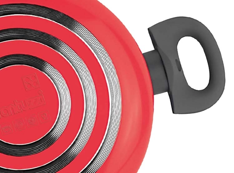 BATERÍA DE COCINA FANTUZZI ARRECIFE ROJO 6 PIEZAS - 5