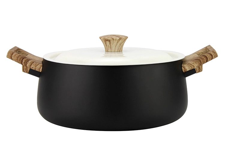 BATERÍA DE COCINA FANTUZZI BIELLA NEGRO 7 PIEZAS - 2