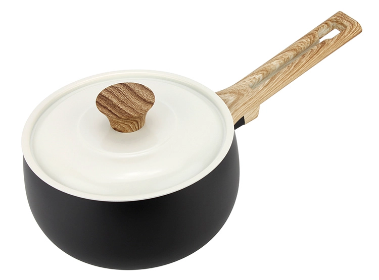 BATERÍA DE COCINA FANTUZZI BIELLA NEGRO 7 PIEZAS - 4