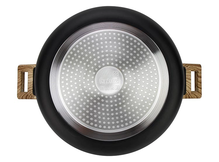 BATERÍA DE COCINA FANTUZZI BIELLA NEGRO 7 PIEZAS - 7