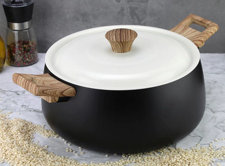 BATERÍA DE COCINA FANTUZZI BIELLA NEGRO 7 PIEZAS - 10