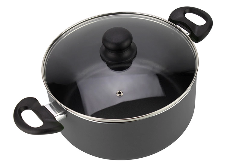 BATERÍA DE COCINA FANTUZZI GOURMET GRAFITO 6 PIEZAS - 4