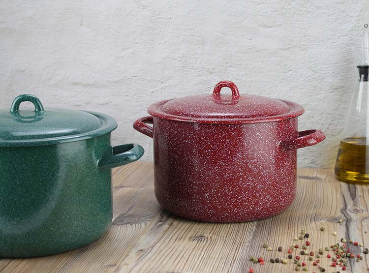 CACEROLA FANTUZZI FUNDO 18 CM ROJO 2.5 L - 5
