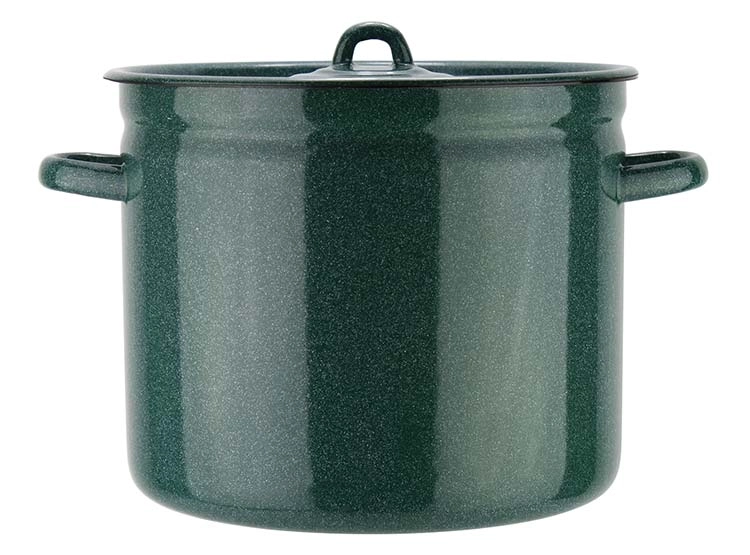 CACEROLA FANTUZZI FUNDO ALTA 24 CM VERDE 5.8 L - 1