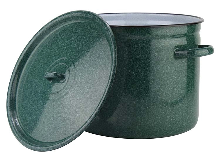 CACEROLA FANTUZZI FUNDO ALTA 24 CM VERDE 5.8 L - 3
