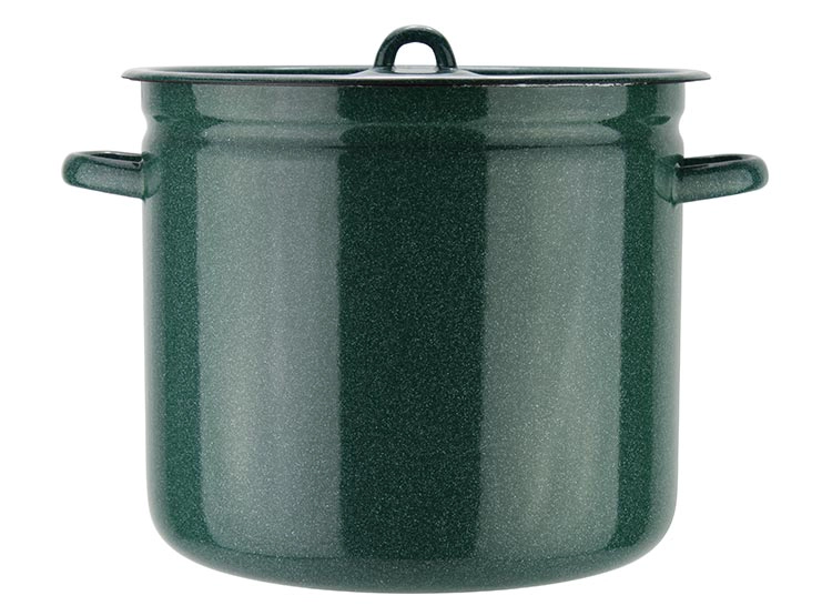 CACEROLA FANTUZZI FUNDO ALTA 26 CM VERDE 12 L - 1