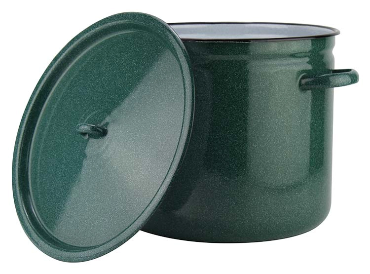 CACEROLA FANTUZZI FUNDO ALTA 26 CM VERDE 12 L - 3