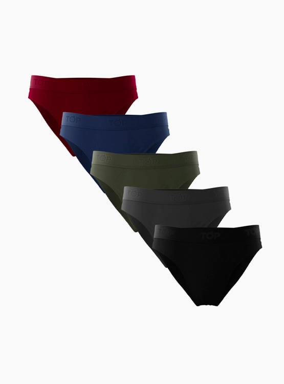 PACK X5 SLIP ALGODÓN HOMBRE TOP - 1