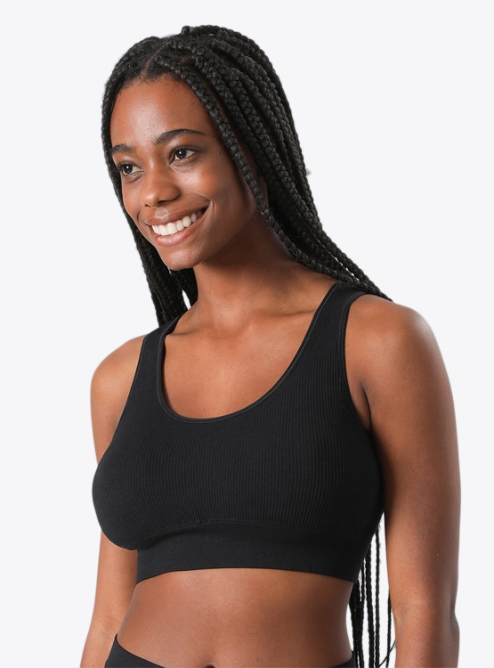 PETO FLORES SEAMLESS RIB ESPALDA SPORT - 1