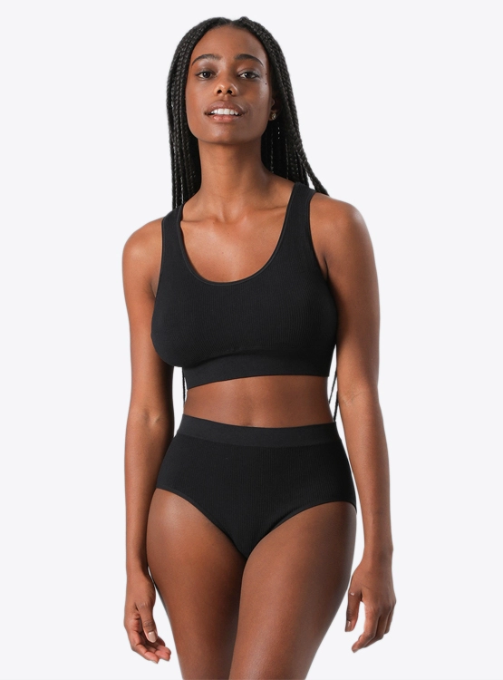 PETO FLORES SEAMLESS RIB ESPALDA SPORT - 5