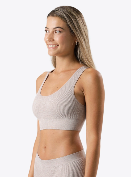 PETO FLORES SEAMLESS RIB ESPALDA SPORT