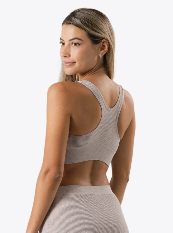 PETO FLORES SEAMLESS RIB ESPALDA SPORT - 2