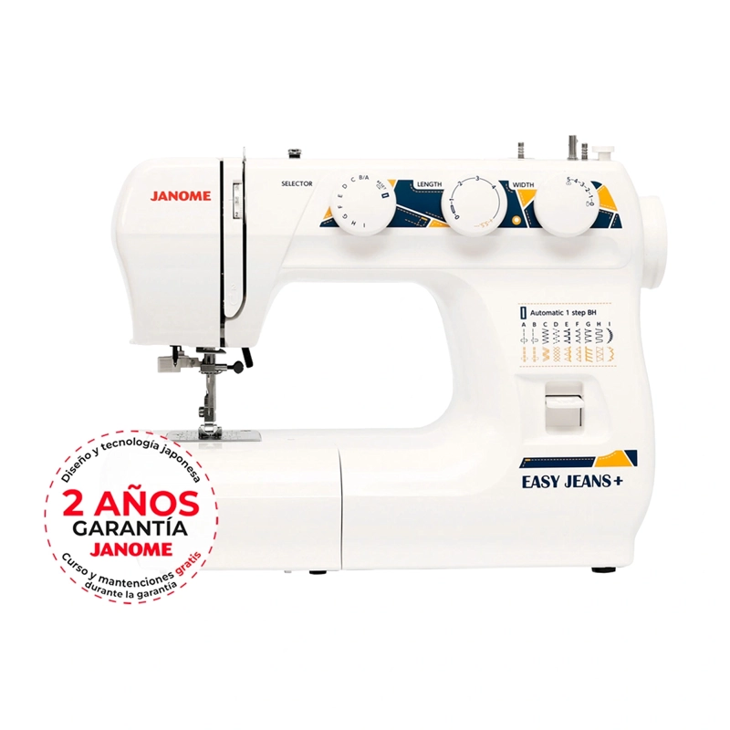 MÁQUINA COSER JANOME EASY JEANS + MECÁNICA - 1