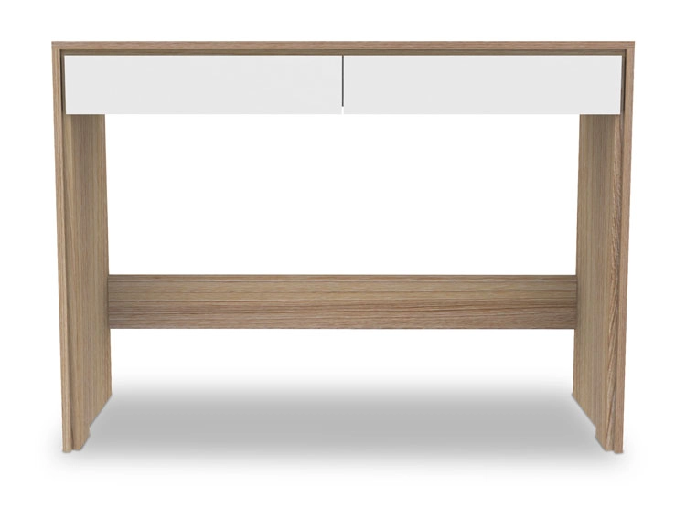 ESCRITORIO ROMA 2 CAJONES 120X80X45 OLMO BLANCO - 1