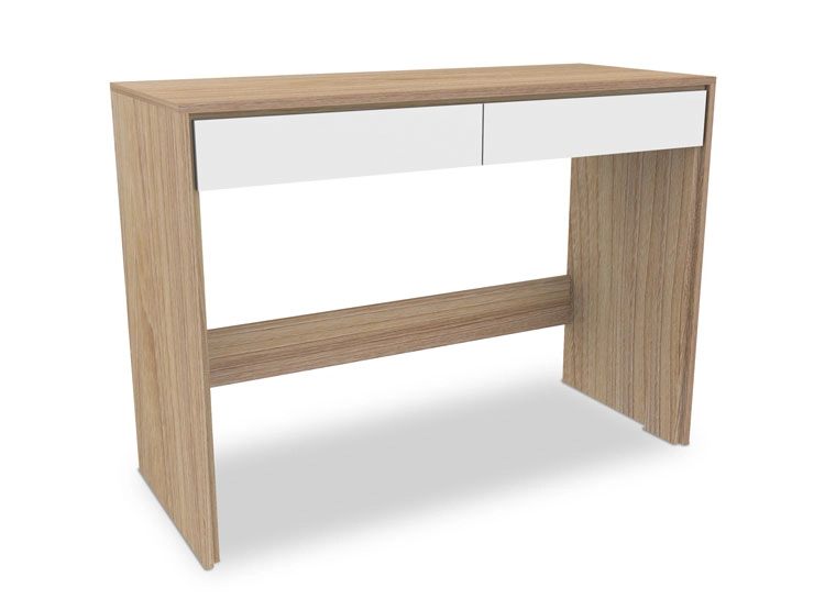 ESCRITORIO ROMA 2 CAJONES 120X80X45 OLMO BLANCO - 2