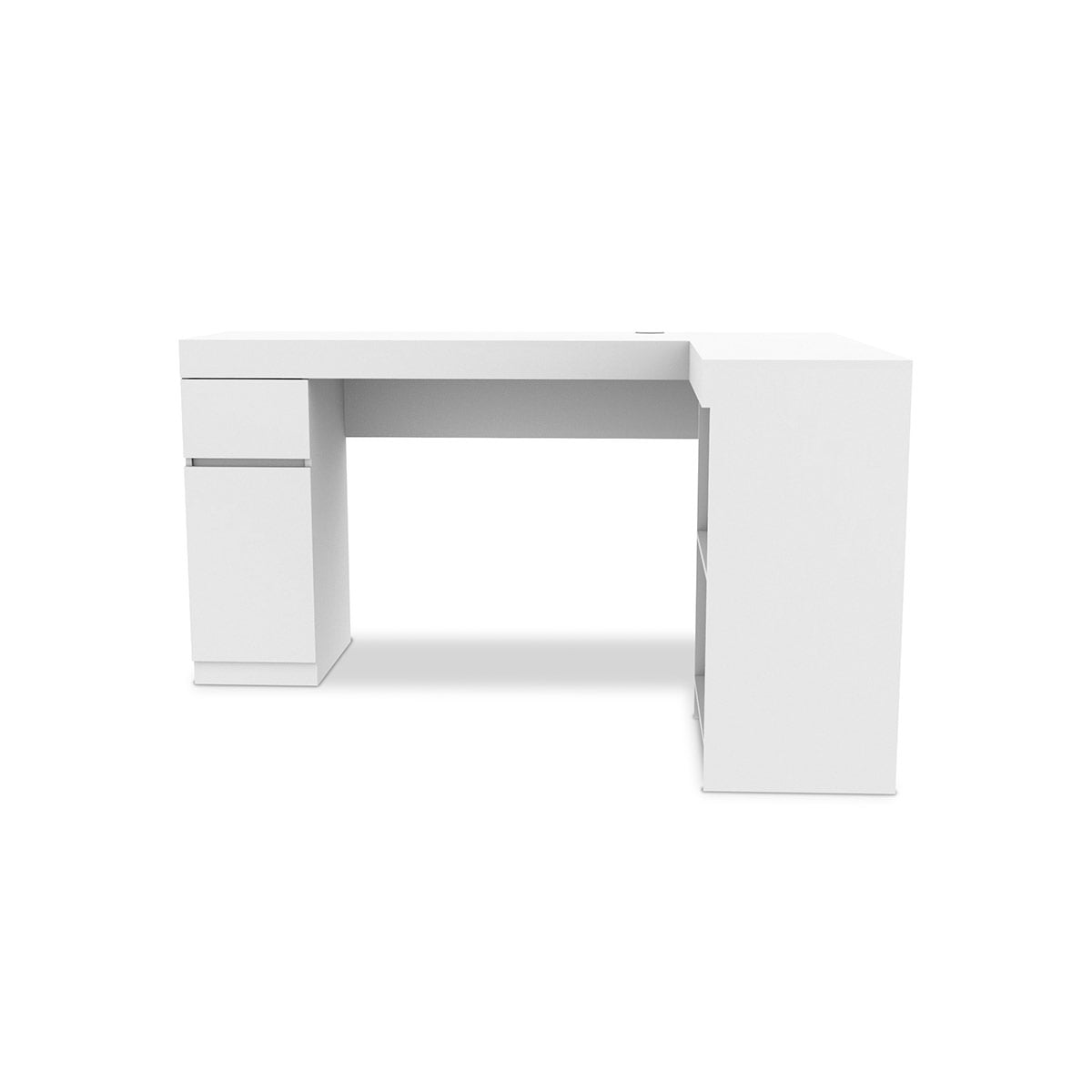 ESCRITORIO PALERMO ESQUINERO 151,5X115X80 BLANCO - 4