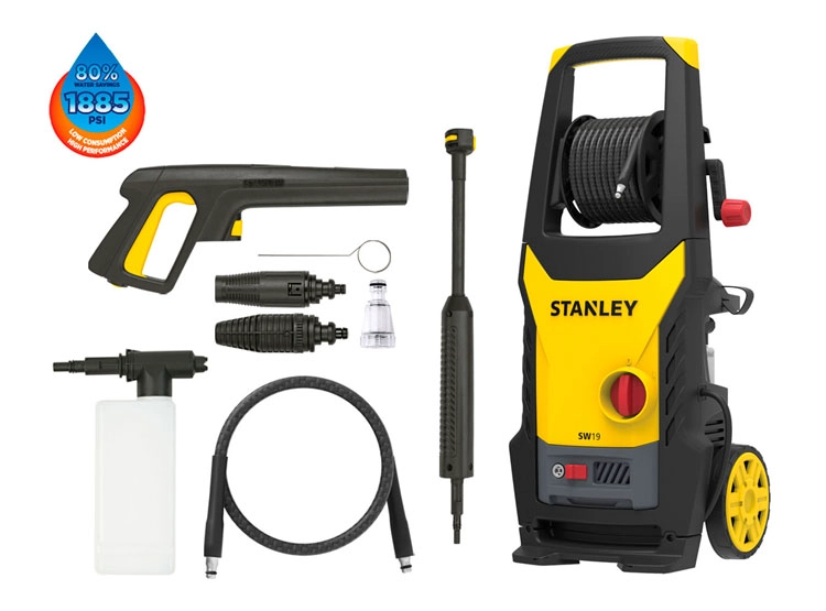 HIDROLAVADORA SW19-CH 1900W + 8 ACCESORIOS STANLEY - 1