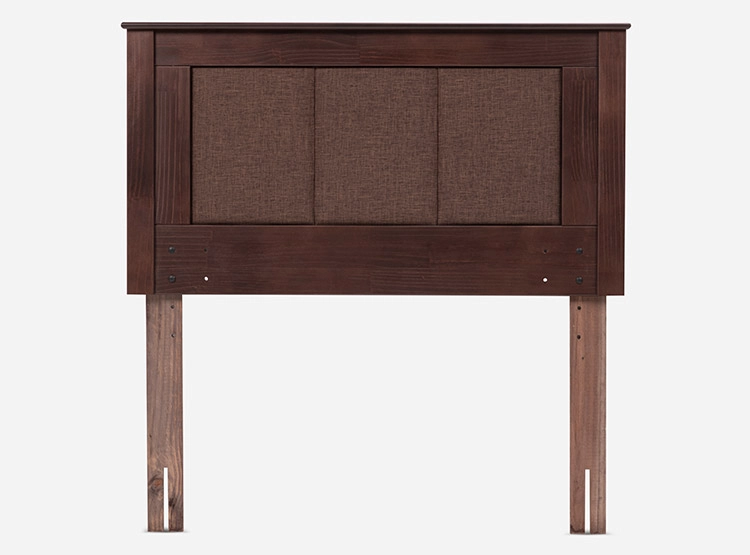RESPALDO ROSEN RACHEL 1.5 PLAZAS MADERA CAFÉ - 1
