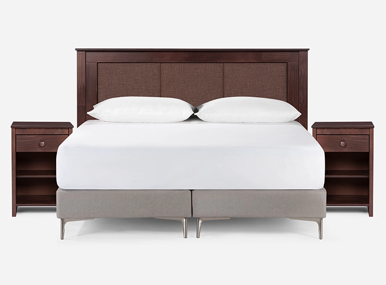 SET DE MUEBLES ROSEN RACHEL 2 PLAZAS MADERA CHOCOLATE - 6