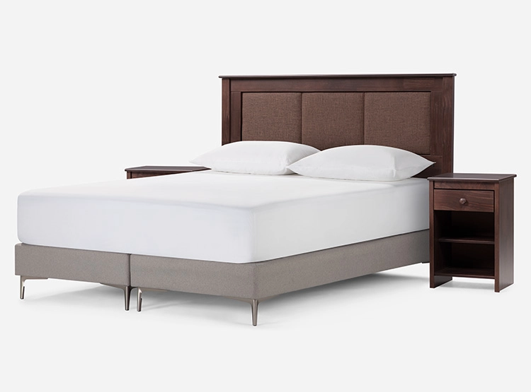 SET DE MUEBLES ROSEN RACHEL 2 PLAZAS MADERA CHOCOLATE - 7