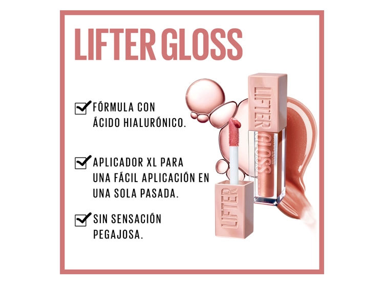 BRILLO LABIAL MAYBELLINE LIP LIFTER GLOSS ICE 4.8GR - 4