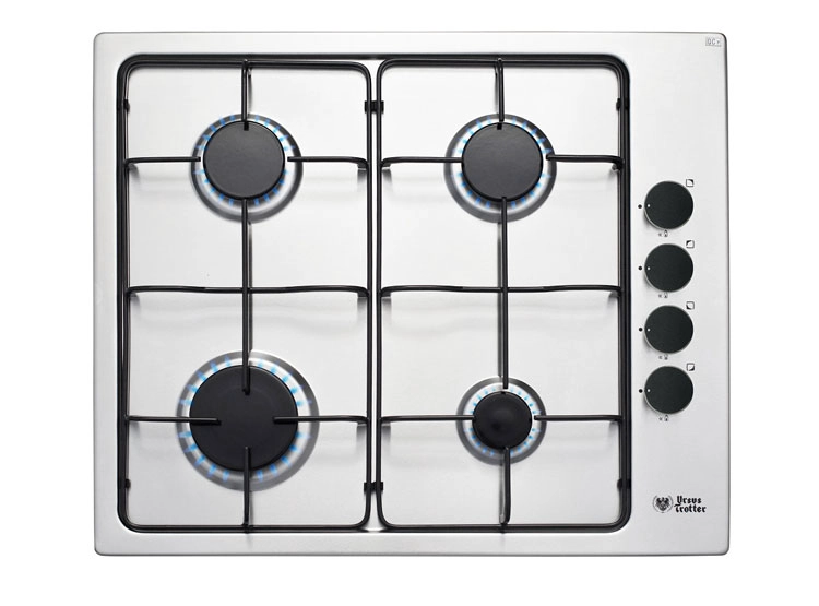 KIT ENCIMERA EMPOTRABLE GAS LICUADO URSUS TROTTER 4 PLATOS PRIME G4 GL + CAMPANA UT VF 60 INOX 1M + HORNO ELÉCTRICO UT PRIME EPC4 REFLEX - 2