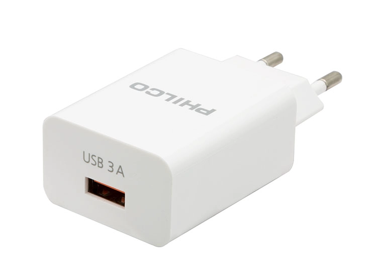 CARGADOR CELULAR PHILCO 18 W TIPO C USB INTELIGENTE CON CABLE - 2