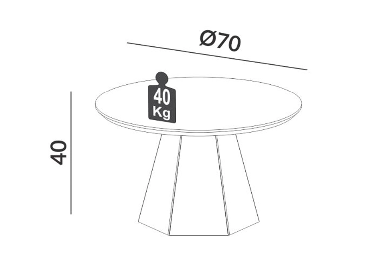 MESA DE CENTRO DECOCASA TB605 - 2