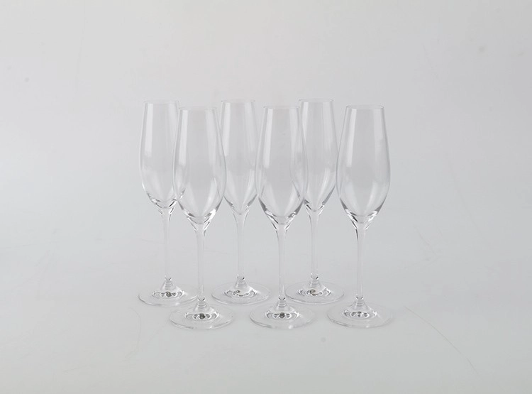 SET 6 COPAS KROSNO SPLENDOUR CHAMPAGNE VIDRIO TRANSPARENTE