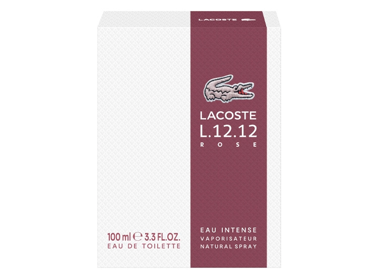 PERFUME LACOSTE L.12.12 ROSE EAU INTENSE MUJER EDT 100 ML - 3