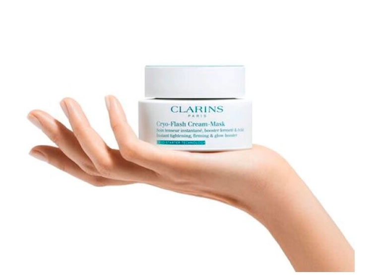 MASCARILLA FACIAL CLARINS CREMA GEL CRYO FLASH MASK 75 ML - 3