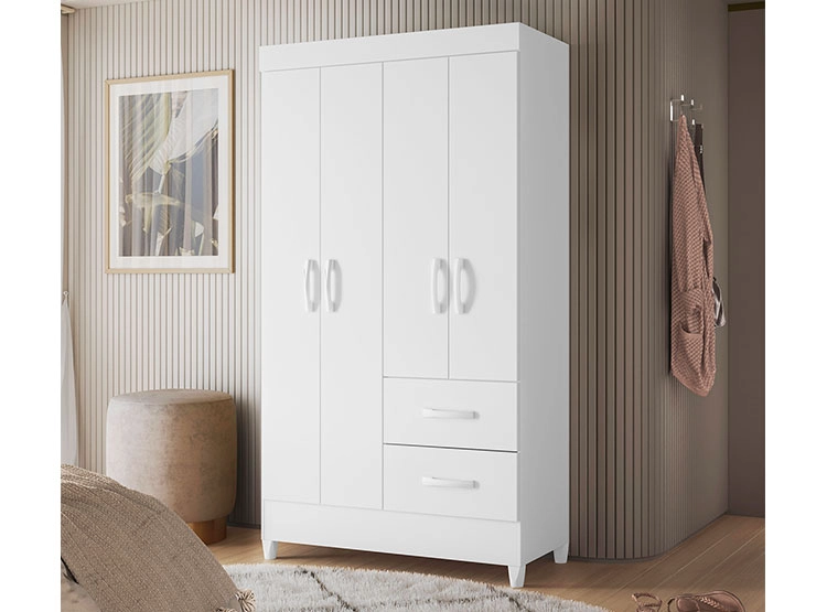 CLOSET VEKKA HOME MOBI WHITE 4P 2C - 4