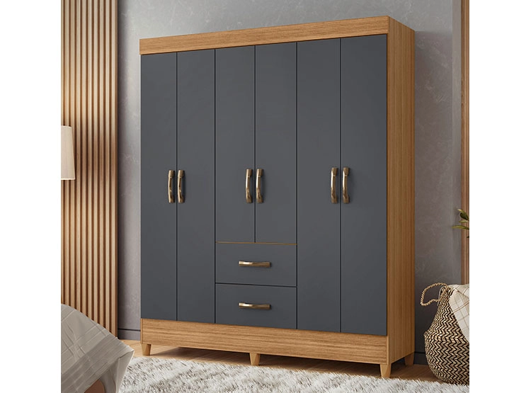 CLOSET VEKKA HOME MOBI GRAPHITE 6P - 4
