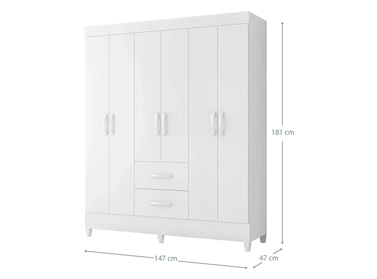CLOSET VEKKA HOME MOBI WHITE 6P - 3