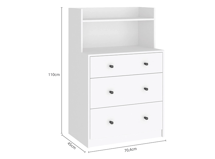 COMODA VEKKA HOME WHITE 3C - 7