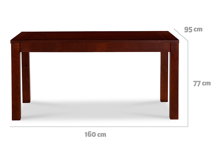 JUEGO DE COMEDOR CIC ÑUBLE PU 6 SILLAS CHOCOLATE - 5