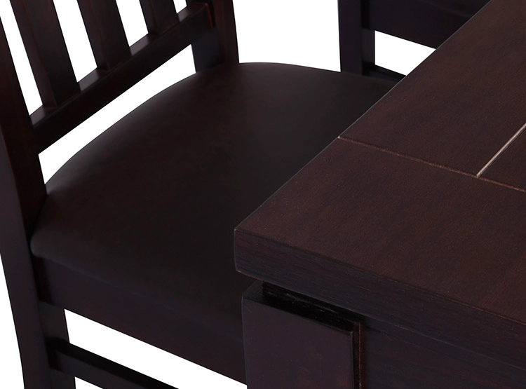 JUEGO DE COMEDOR CIC ÑUBLE PU 6 SILLAS CHOCOLATE - 7