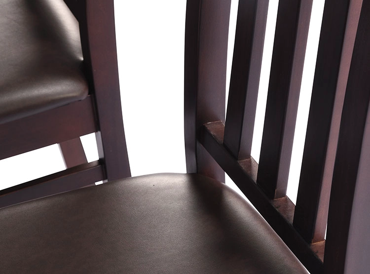 JUEGO DE COMEDOR CIC ÑUBLE PU 6 SILLAS CHOCOLATE - 8
