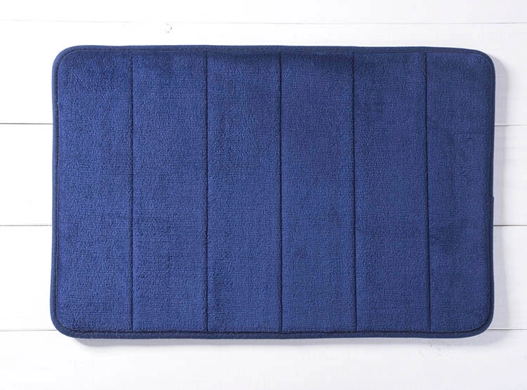PISO DE BAÑO RIPLEY HOME MEMORY FOAM AZUL - 1