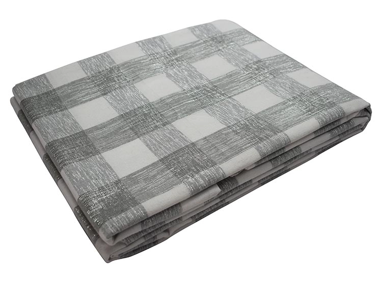 MANTEL RIPLEY HOME HILO PLATA 180X240 CM