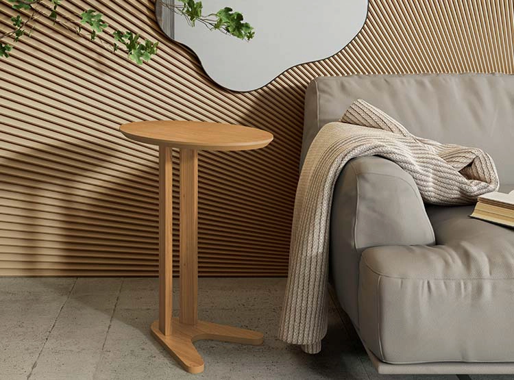 MESA LATERAL DECOCASA TB604 CAFÉ 60 X 40 CM - 3