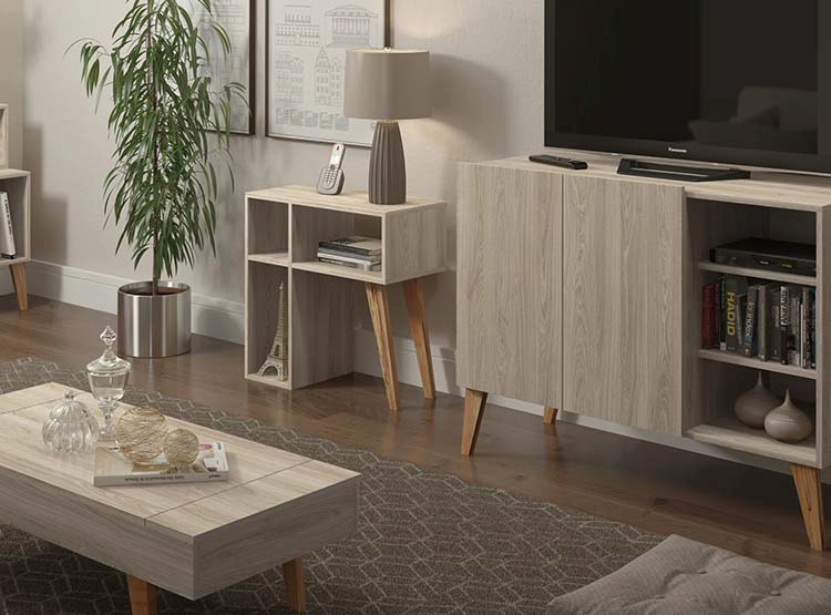 ARRIMO BE DESIGN LEAVES NEGRO BLANCO 60 X 29.5 CM - 5