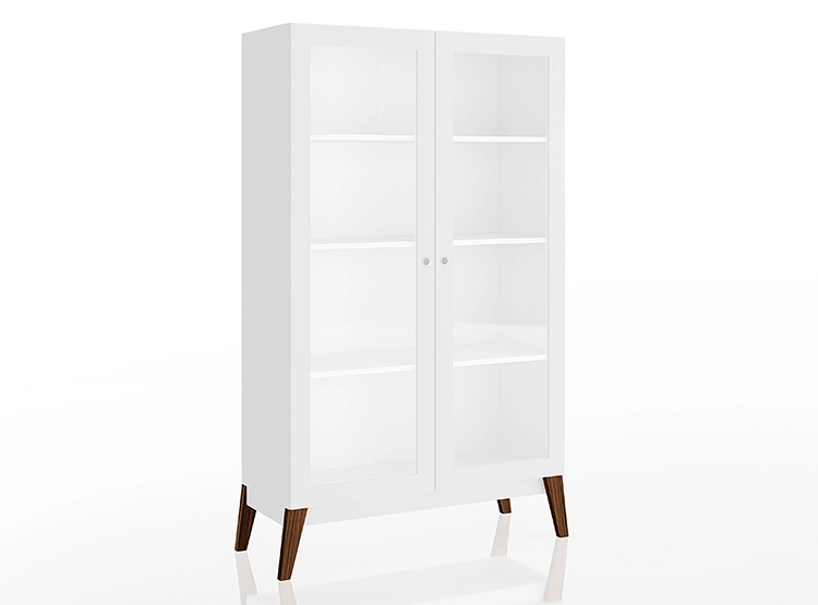 VITRINA BE DESIGN AMBER BLANCA 2P - 1