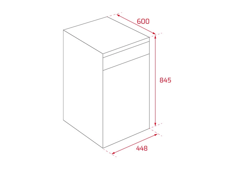 LAVAVAJILLAS TEKA 10 CUBIERTOS DFS 44750 SS INOX - 10