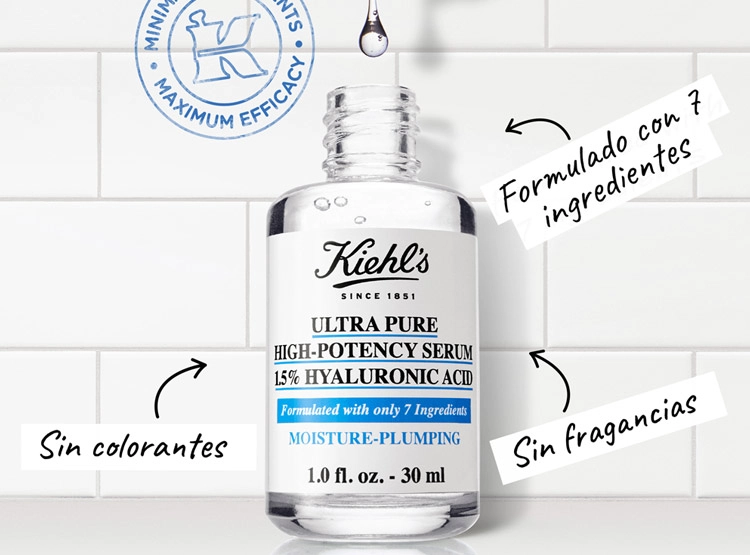 SERUM FACIAL KIELH'S ULTRA PURE HIGH-POTENCY 0.015 HYALURONIC ACID 30 ML - 4