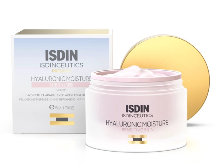 CREMA FACIAL ISDIN HIDRATANTE CEUTICS HYALURONIC MOISTURE PIEL SENSIBLE 50 GR - 1