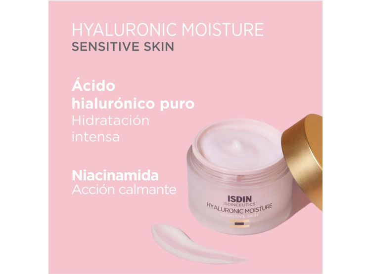 CREMA FACIAL ISDIN HIDRATANTE REFILL CEUTICS HYALURONIC MOISTURE PIEL SENSIBLE 50 GR - 4