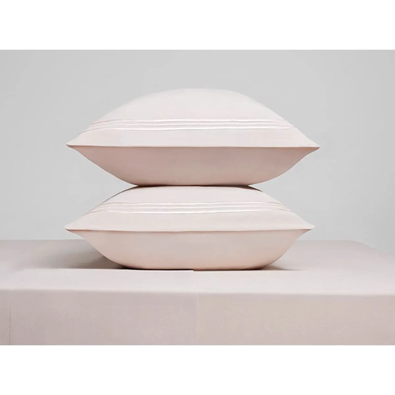 JUEGO DE SÁBANAS RIPLEY HOME 2 PLAZAS MICROFIBRA MARFIL TAUPE BORDADO - 1