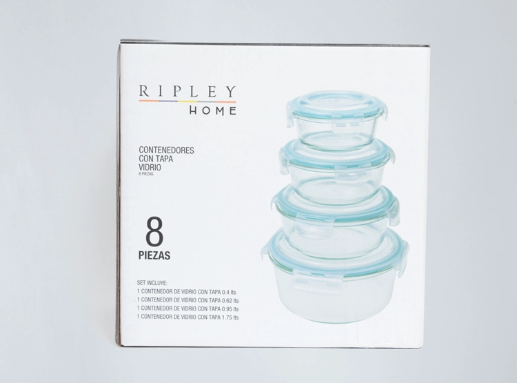 SET CONTENEDORES RIPLEY HOME TAPERS X4 - 4
